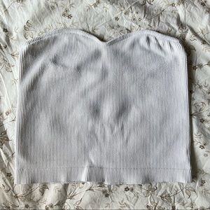 Dynamite Ribbed Sweetheart Tube Top